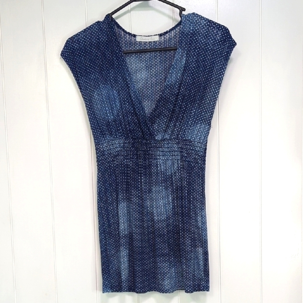 ❤️5/$25  Charlotte Russe Blue and White Striped Top